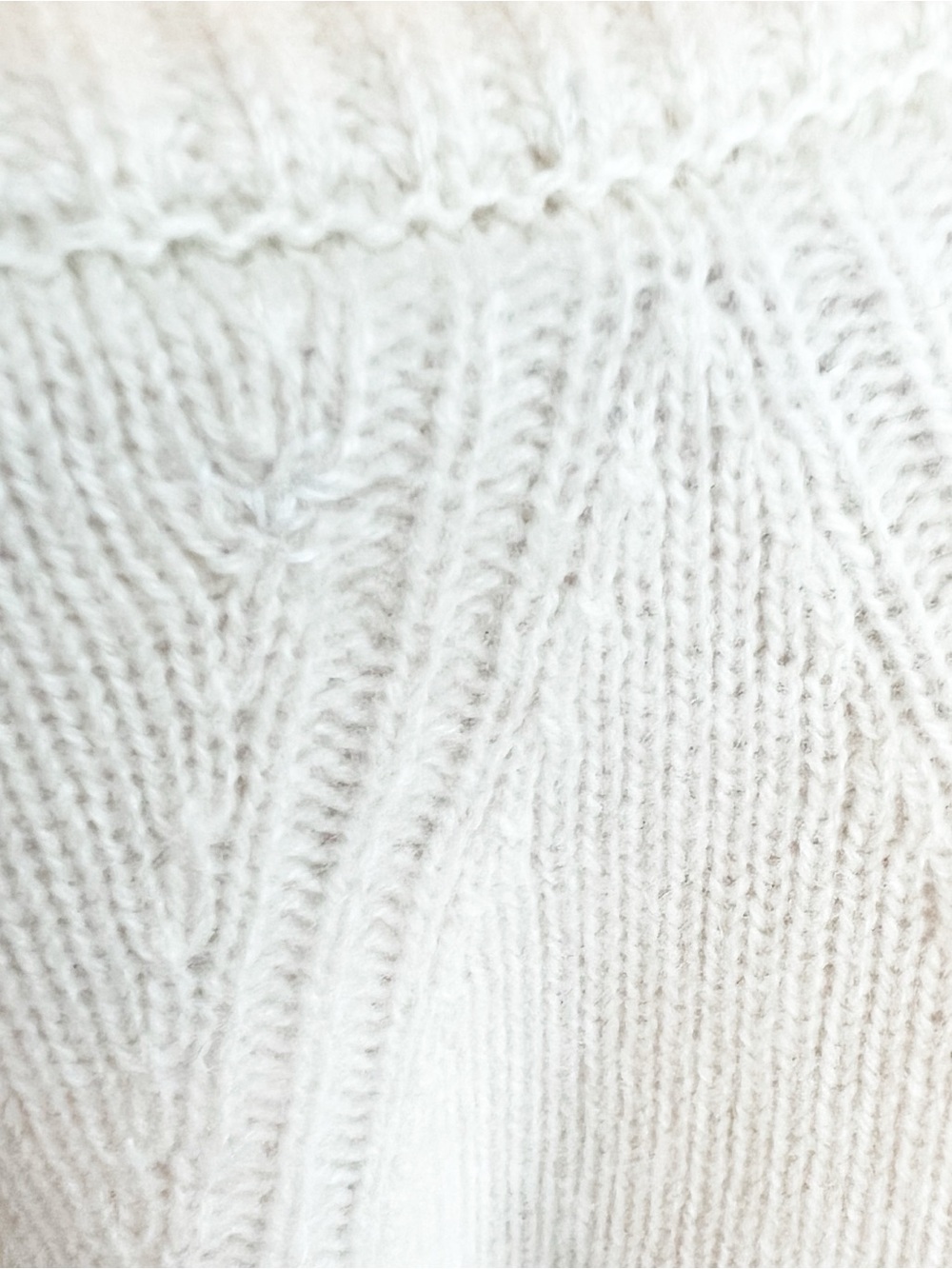 Rag & Bone Pierce Slim Ivory Cashmere Sweater Size S - Picture 7 of 8